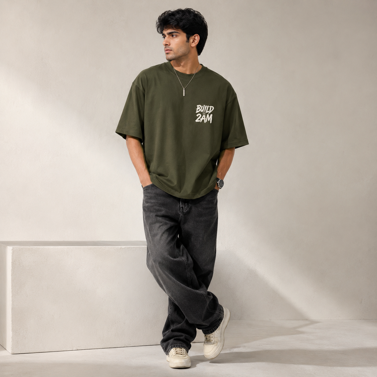 Artwear Build @ 2AM Oversized T-Shirt