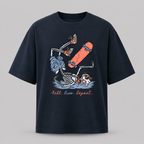 Artwear Fall. Rise. Repeat. Oversized T-Shirt