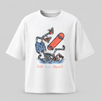Artwear Fall. Rise. Repeat. Oversized T-Shirt