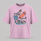 Artwear Fall. Rise. Repeat. Oversized T-Shirt