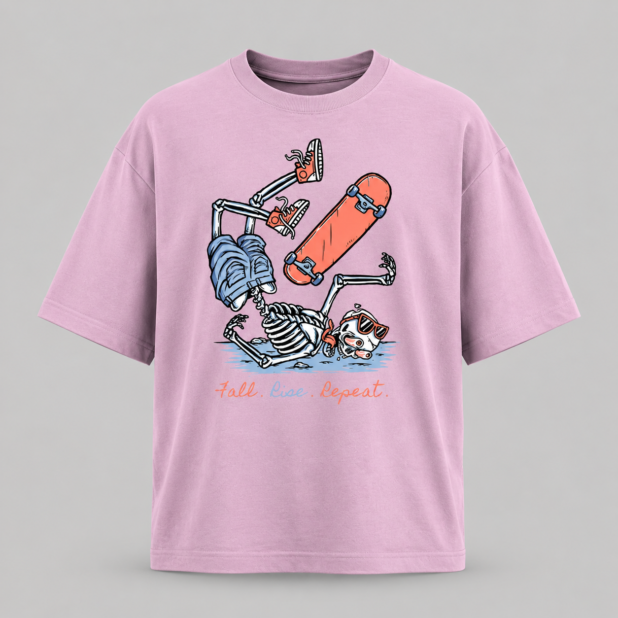 Artwear Fall. Rise. Repeat. Oversized T-Shirt