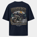 Wanderer Oversized T-Shirt | Built for Roads, Stories & Detours | PopDrop