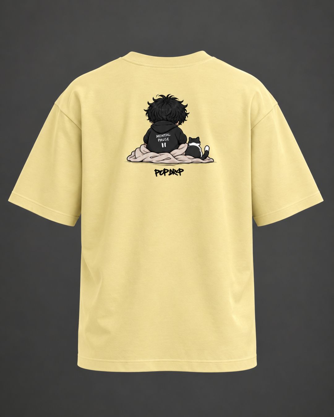 Do Not Disturb × Mental Pause Chibli Oversized T-Shirt