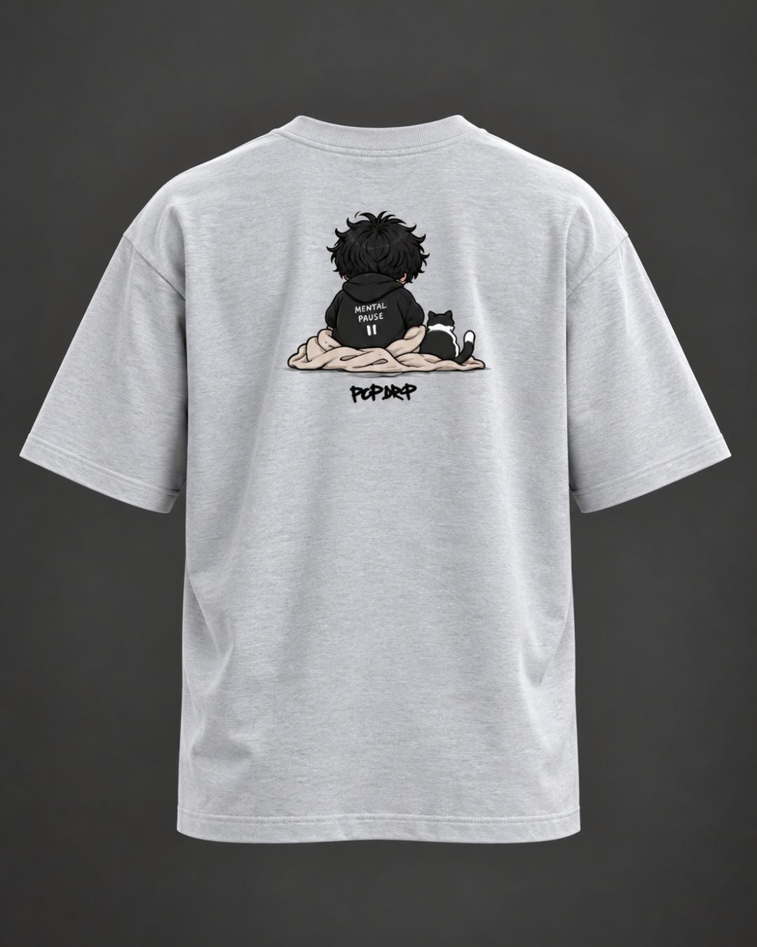 Do Not Disturb × Mental Pause Chibli Oversized T-Shirt