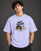 Just Exist Graphic Oversized T-Shirt