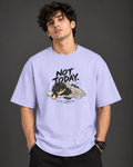 Just Exist Graphic Oversized T-Shirt