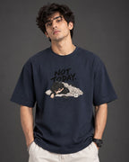 Just Exist Graphic Oversized T-Shirt