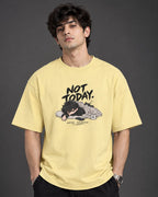 Just Exist Graphic Oversized T-Shirt