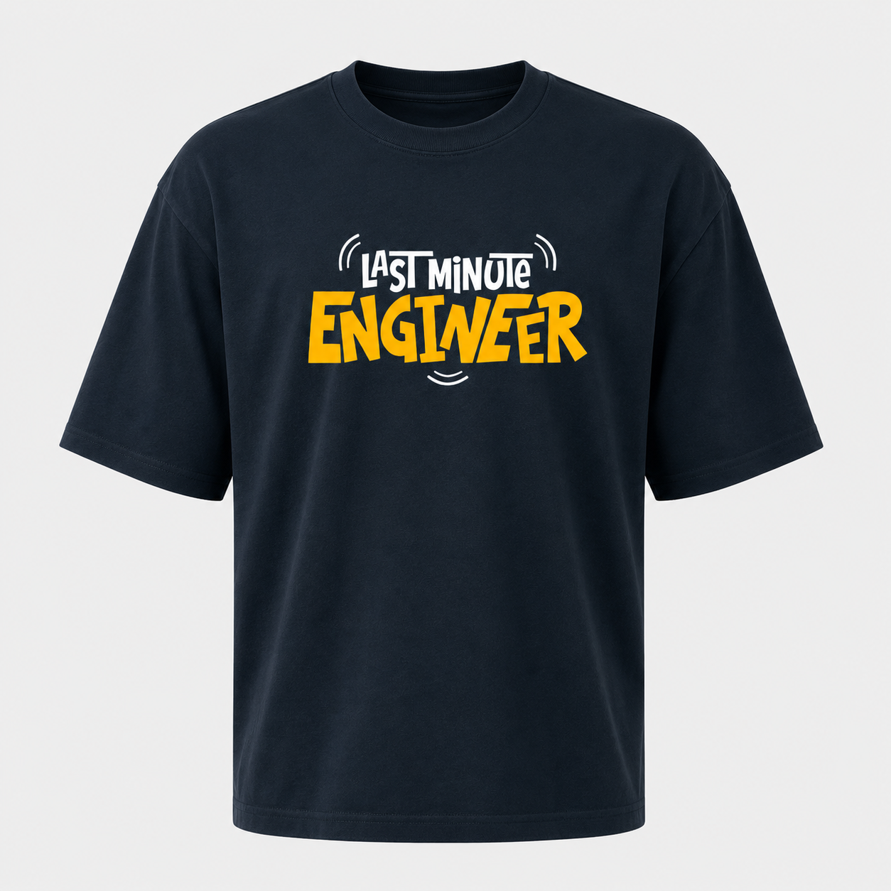 Artwear Last Minute Engineer Oversized T-Shirt