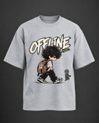 Offline. Good Days Ahead. Chibli Oversized T-Shirt