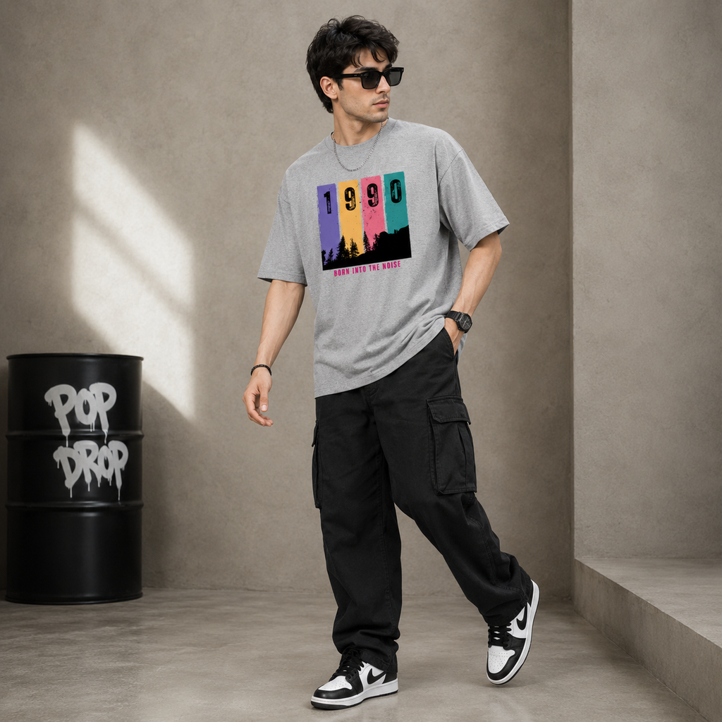 Artwear Born Into The Noise '90 Oversized T-Shirt