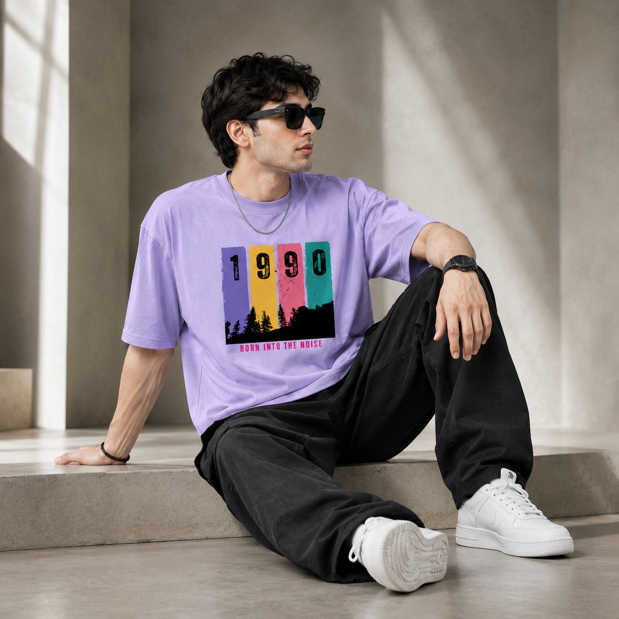 Artwear Born Into The Noise '90 Oversized T-Shirt