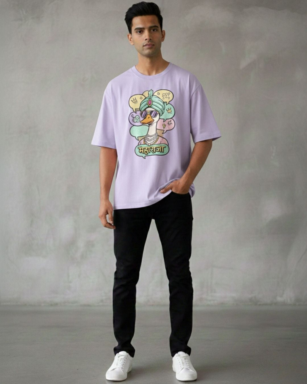 Maharaja Quack — Oversized Pop Culture T-Shirt
