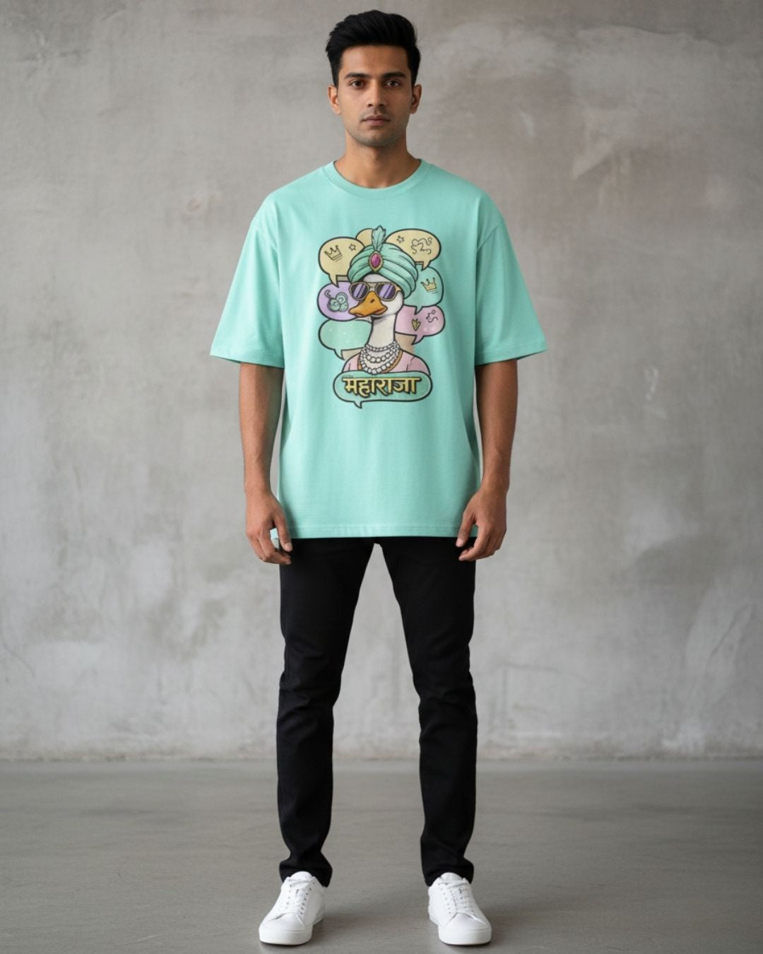 Maharaja Quack — Oversized Pop Culture T-Shirt