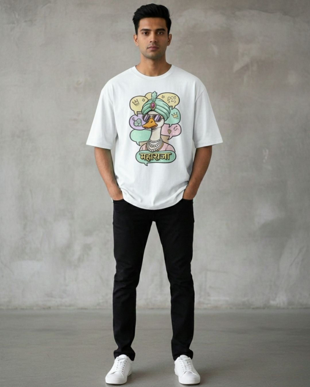 Maharaja Quack — Oversized Pop Culture T-Shirt