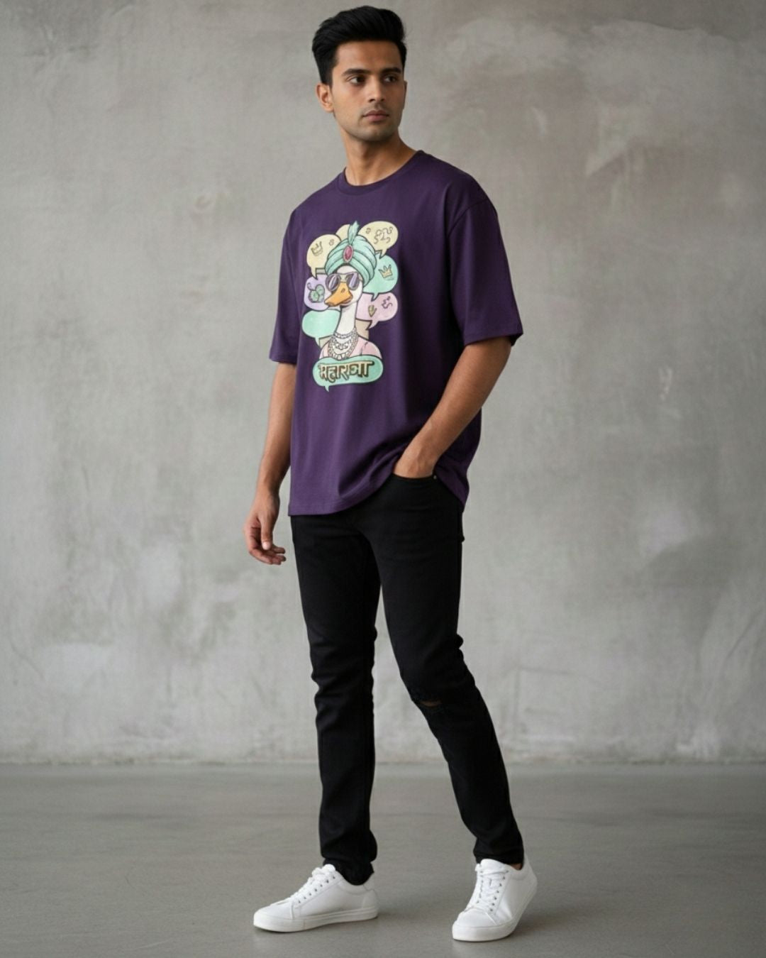 Maharaja Quack — Oversized Pop Culture T-Shirt