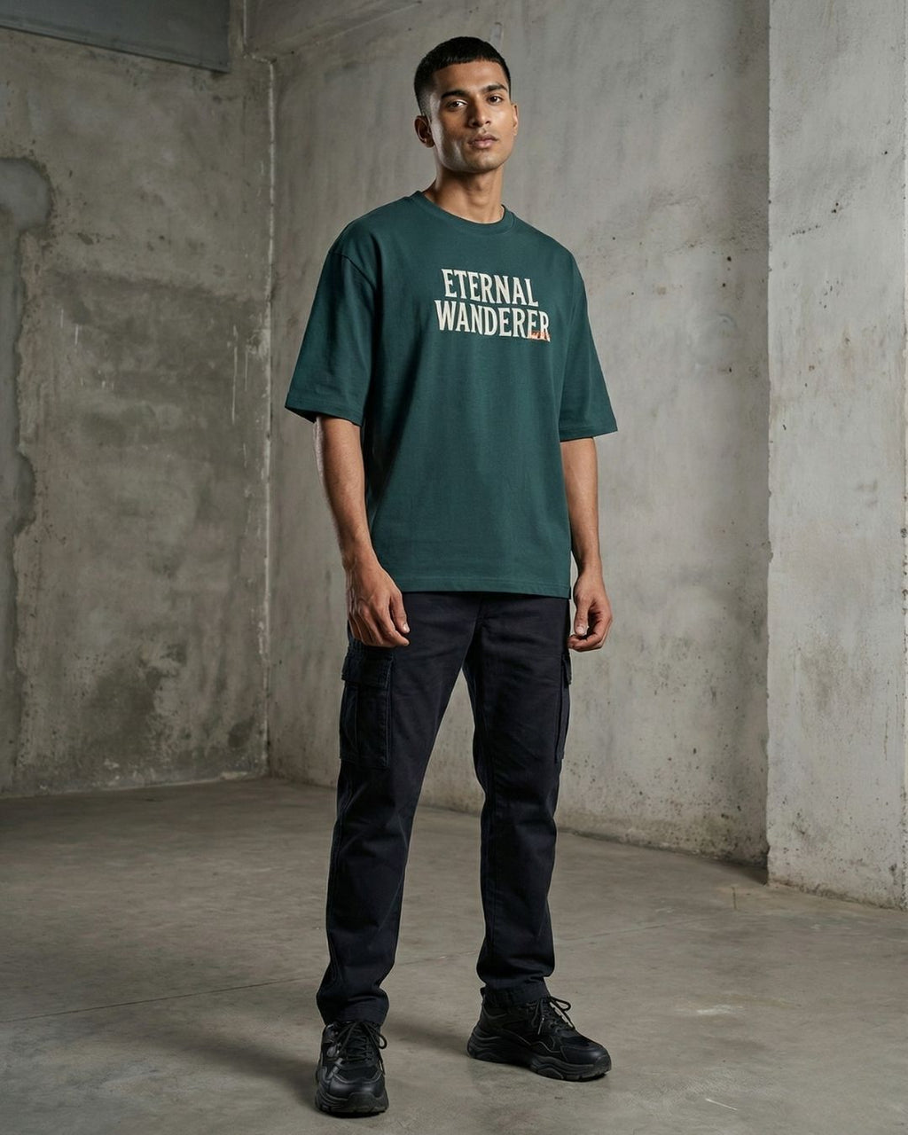 Eternal Wanderer — Studio Art Oversized Tee