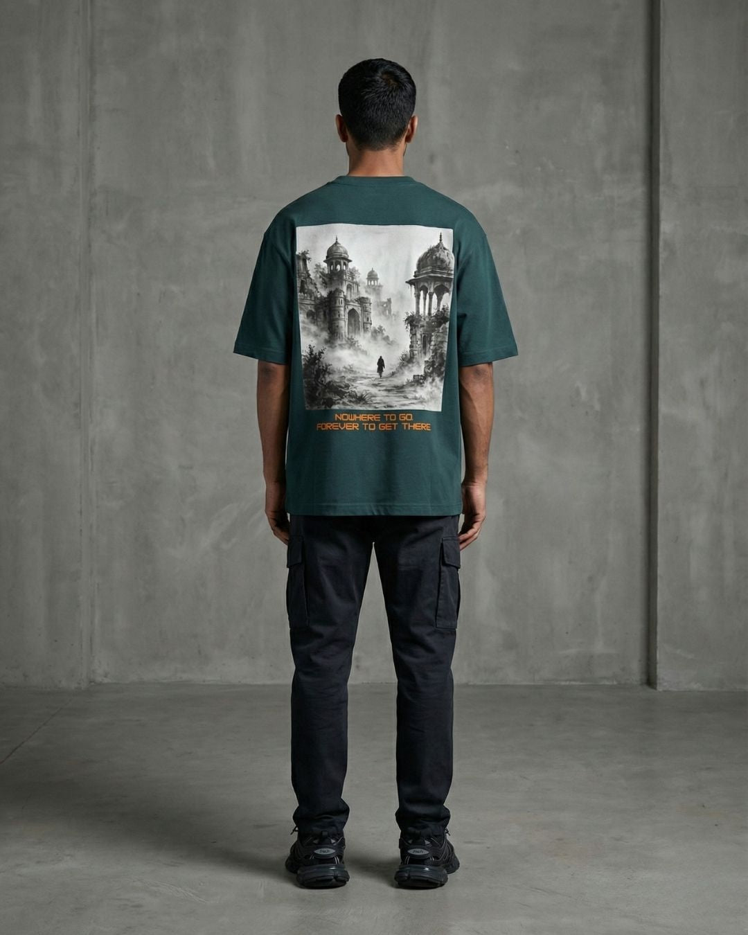 Eternal Wanderer — Studio Art Oversized Tee