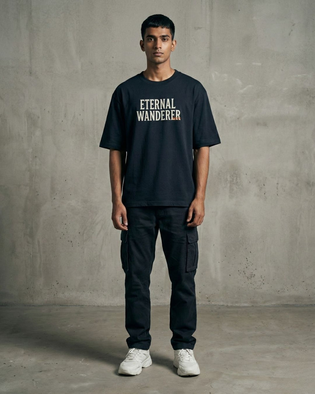 Eternal Wanderer — Studio Art Oversized Tee