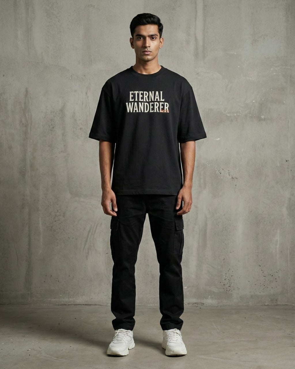 Eternal Wanderer — Studio Art Oversized Tee