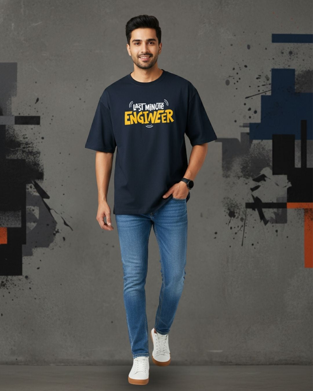 LAST MINUTE ENGINEER OVERSIZED TEE