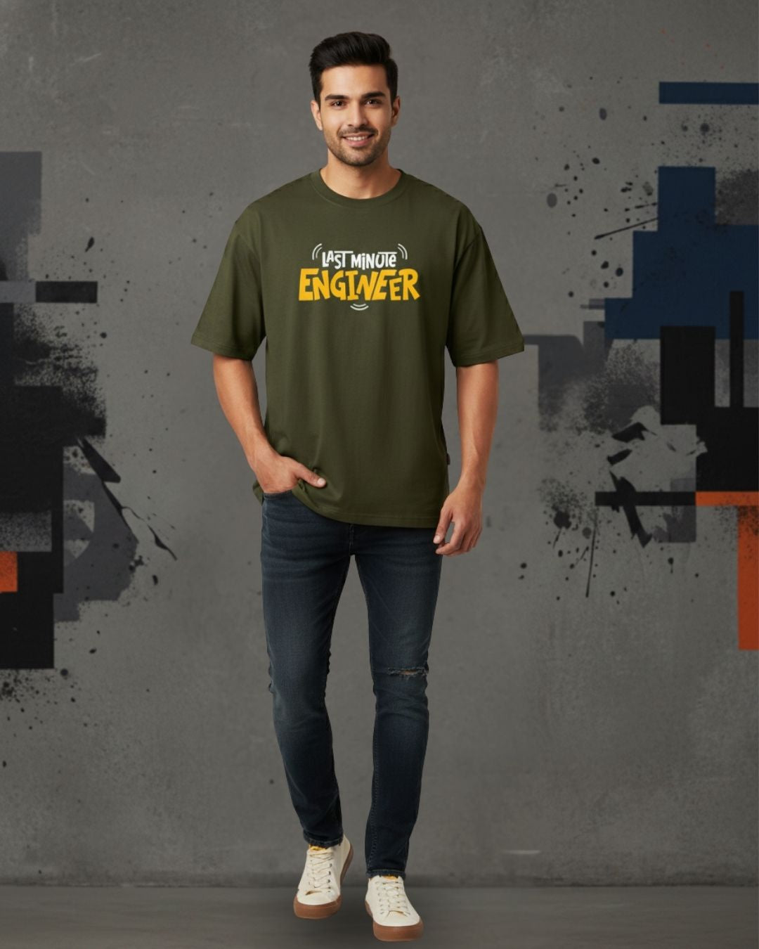 LAST MINUTE ENGINEER OVERSIZED TEE