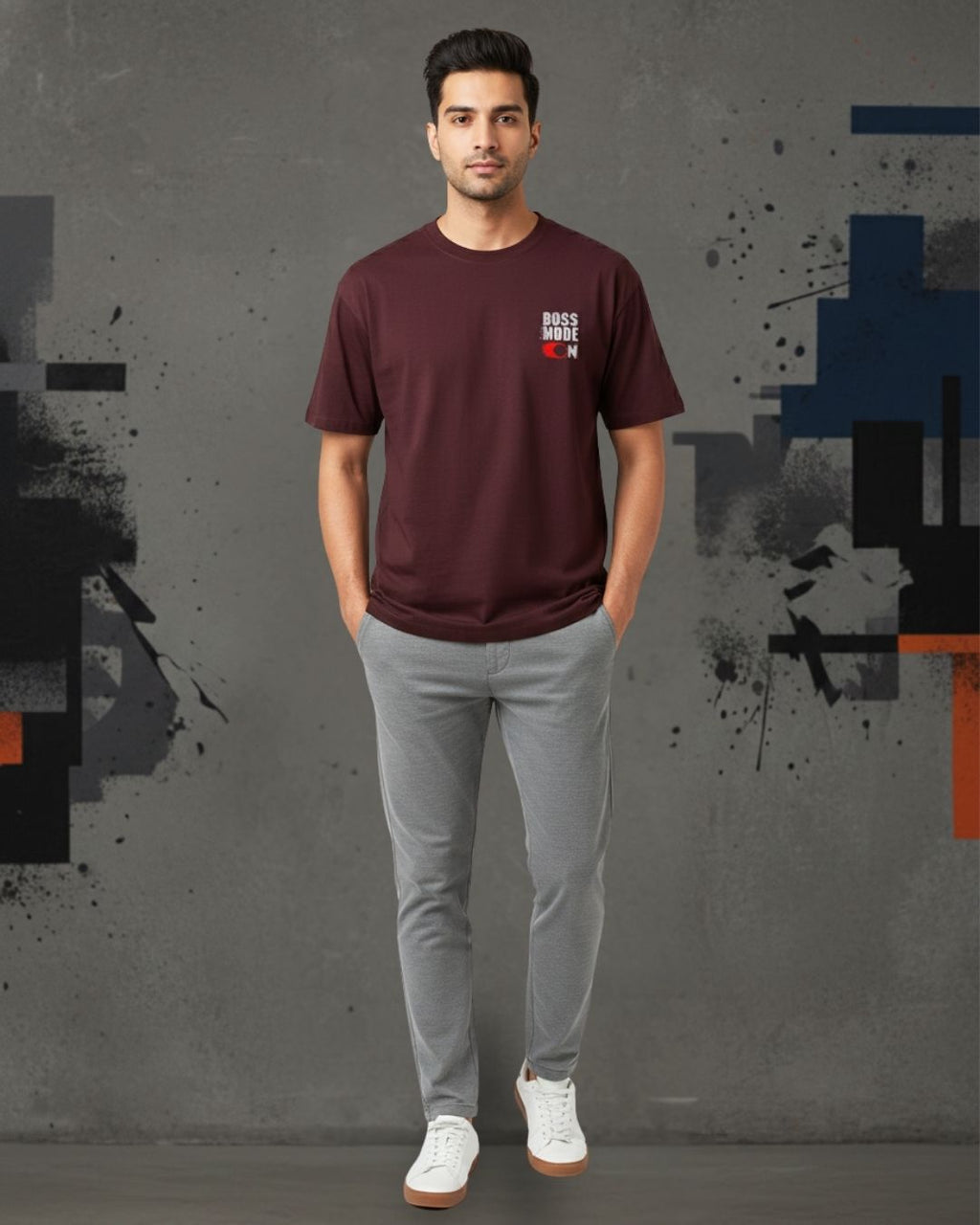 BOSS MODE ON OVERSIZED TEE