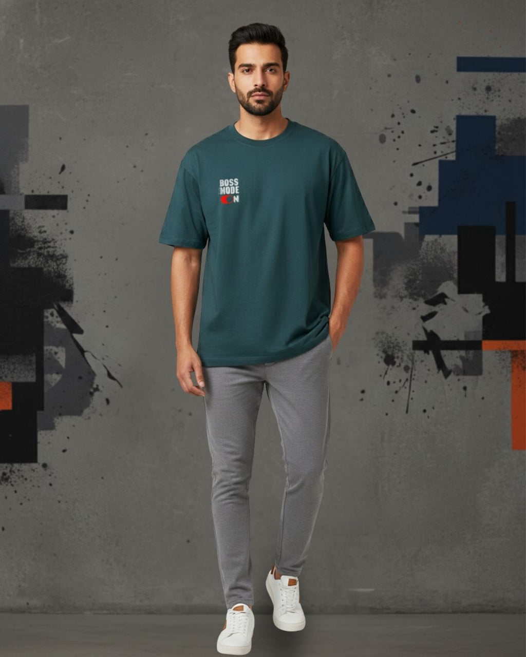 BOSS MODE ON OVERSIZED TEE
