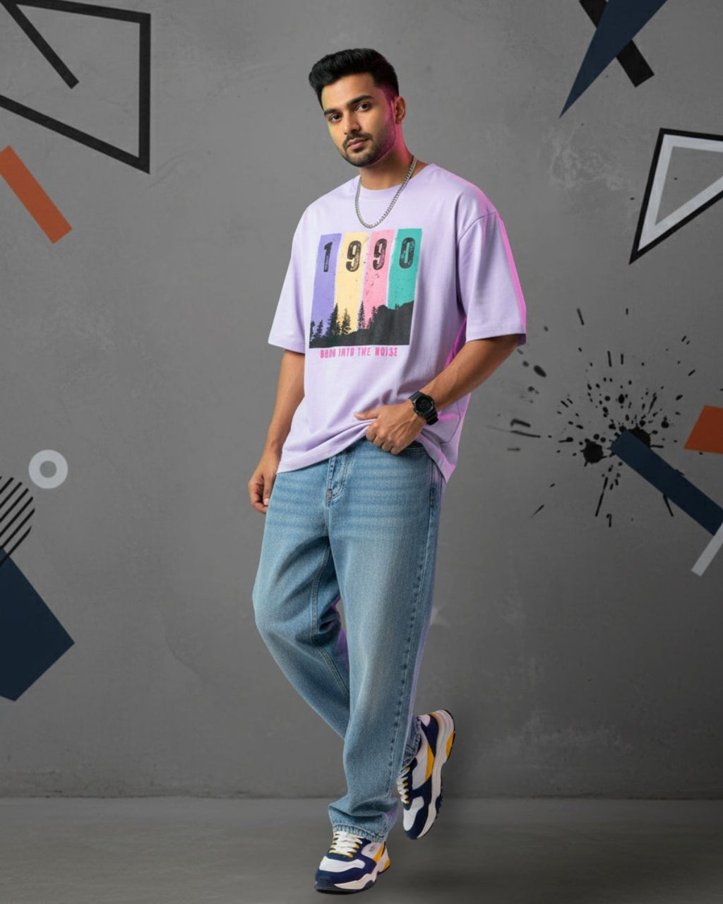 BORN INTO THE NOISE ’90 OVERSIZED TEE
