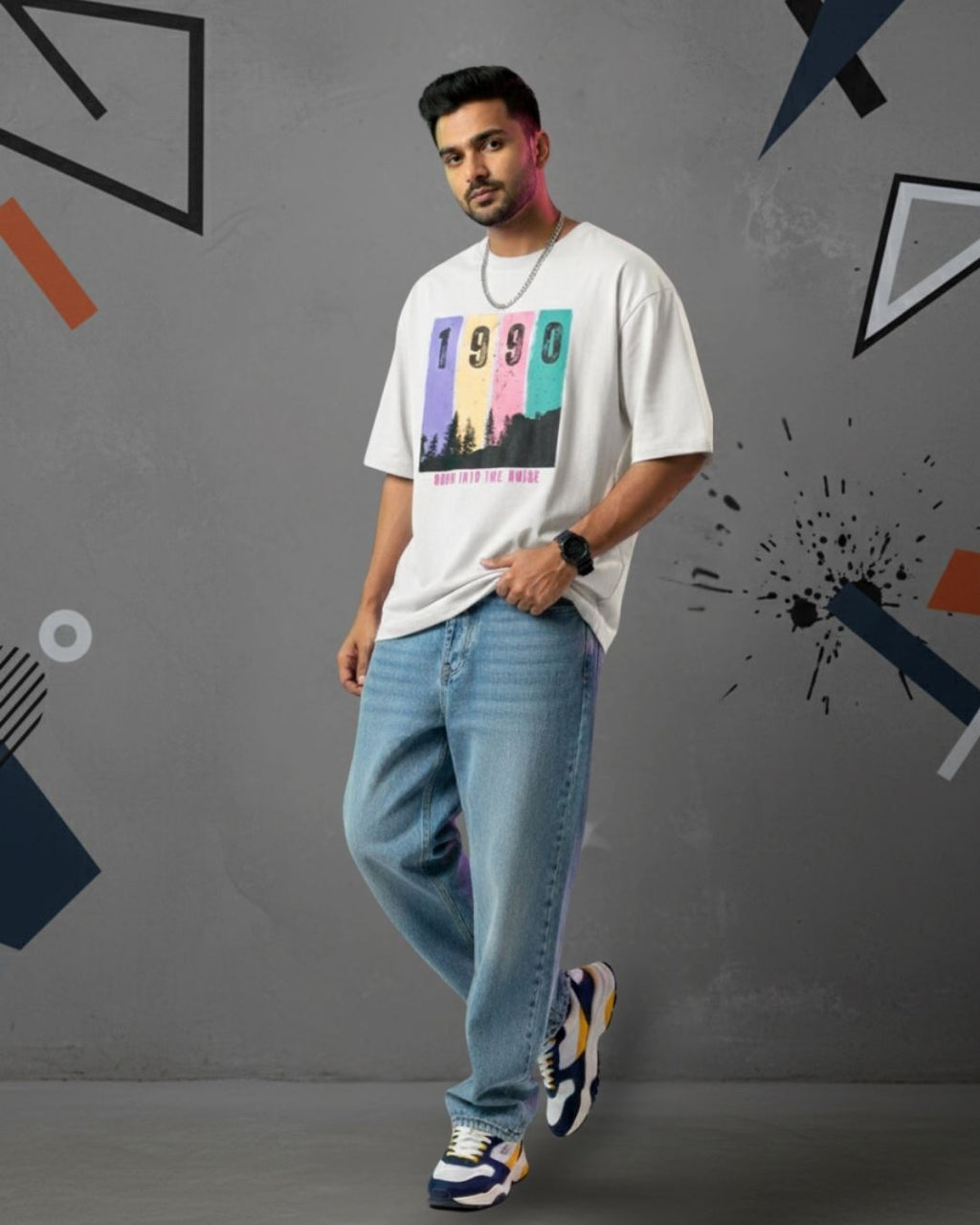 BORN INTO THE NOISE ’90 OVERSIZED TEE