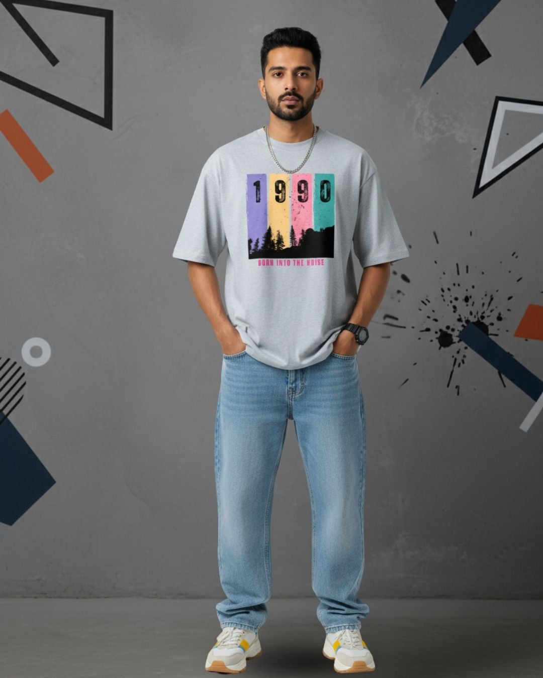 BORN INTO THE NOISE ’90 OVERSIZED TEE