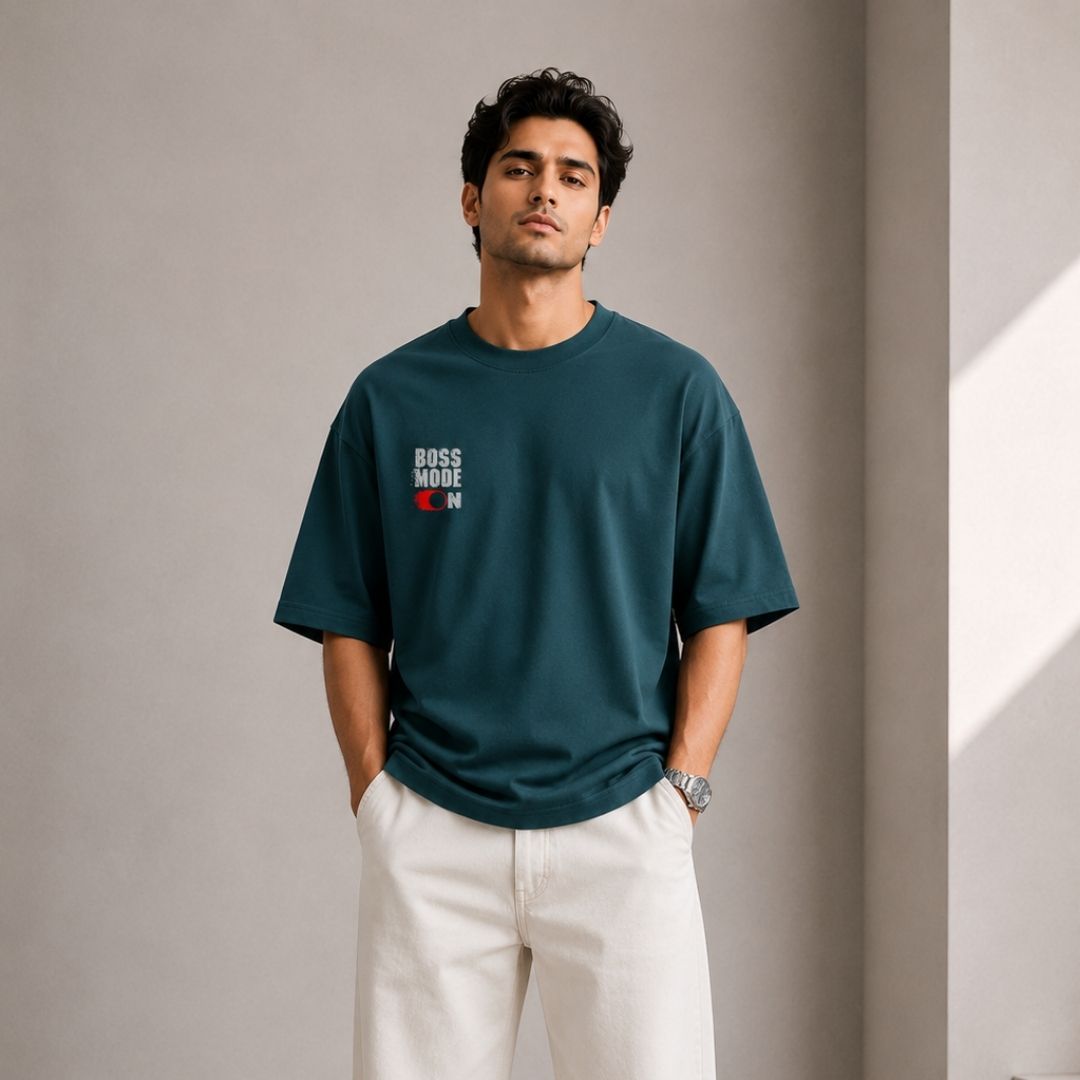 Essentials Boss Mode On Oversized T-Shirt