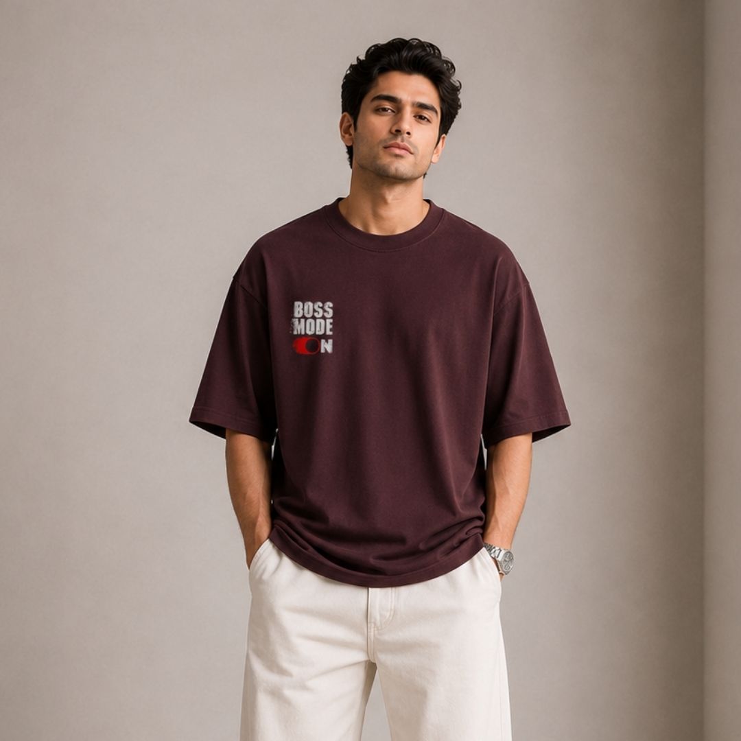 Essentials Boss Mode On Oversized T-Shirt