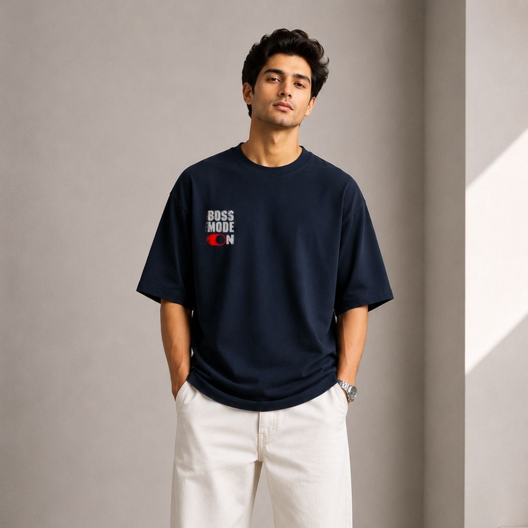 Essentials Boss Mode On Oversized T-Shirt