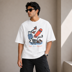 Artwear Fall. Rise. Repeat. Oversized T-Shirt