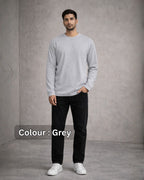 Custom Full Sleeve T-Shirt 180 GSM Cotton Regular Fit - Design Your Own