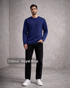 Custom Full Sleeve T-Shirt 180 GSM Cotton Regular Fit - Design Your Own