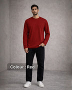 Custom Full Sleeve T-Shirt 180 GSM Cotton Regular Fit - Design Your Own