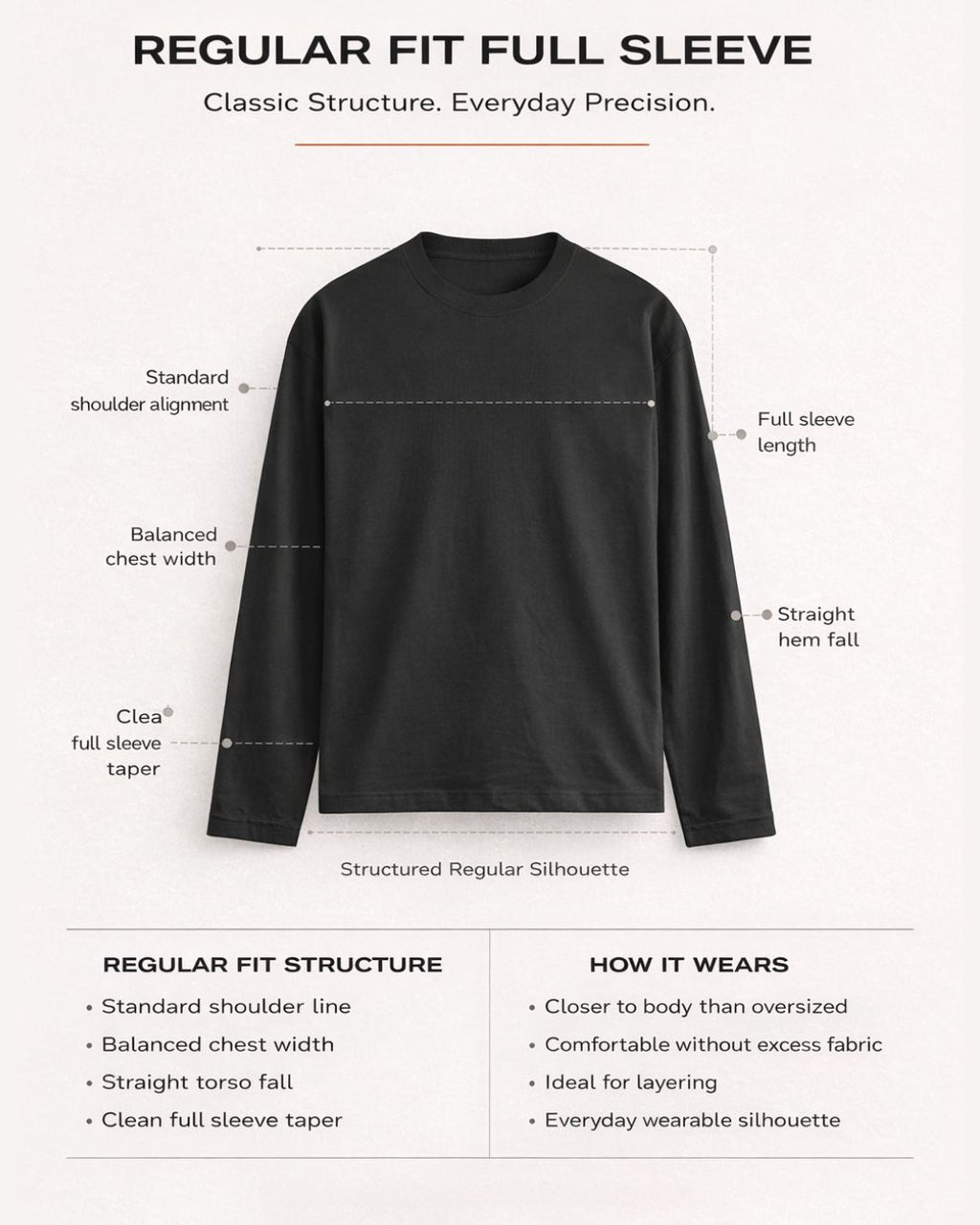 Custom Full Sleeve T-Shirt 180 GSM Cotton Regular Fit - Design Your Own