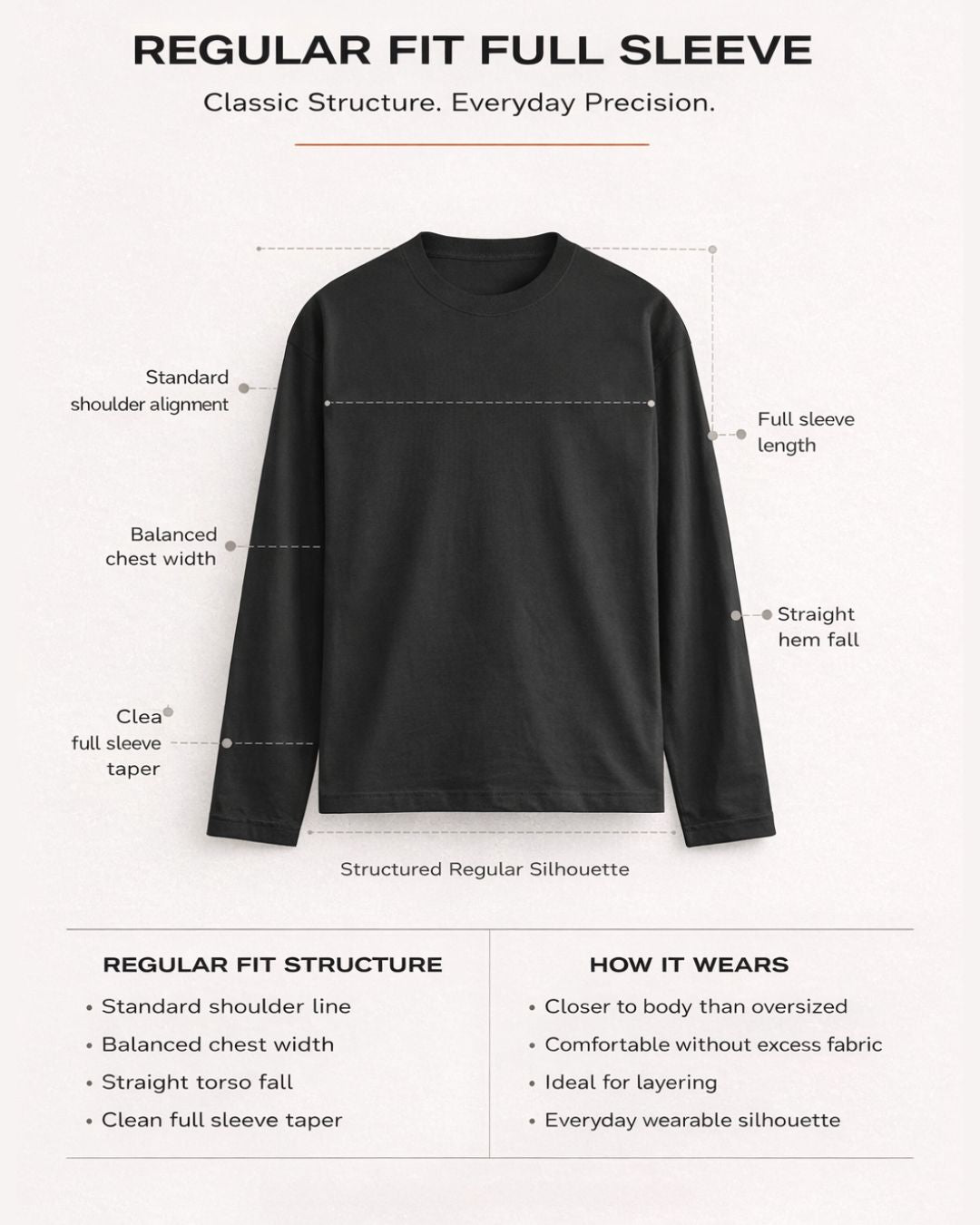 Custom Full Sleeve T-Shirt 180 GSM Cotton Regular Fit - Design Your Own