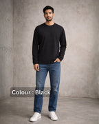 Custom Full Sleeve T-Shirt 180 GSM Cotton Regular Fit - Design Your Own