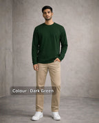 Custom Full Sleeve T-Shirt 180 GSM Cotton Regular Fit - Design Your Own