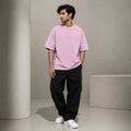 Essentials Light Baby Pink Heavy Basic Oversized T-Shirt