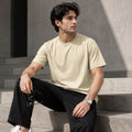 Essentials Beige Supima Regular Fit T-Shirt