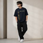Artwear Golden Serpent Spear Oversized T-Shirt