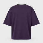 Essentials Purple Heavy Basic Oversized T-Shirt