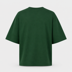 Essentials Heavy Basic Bottle Green Oversized T-Shirt