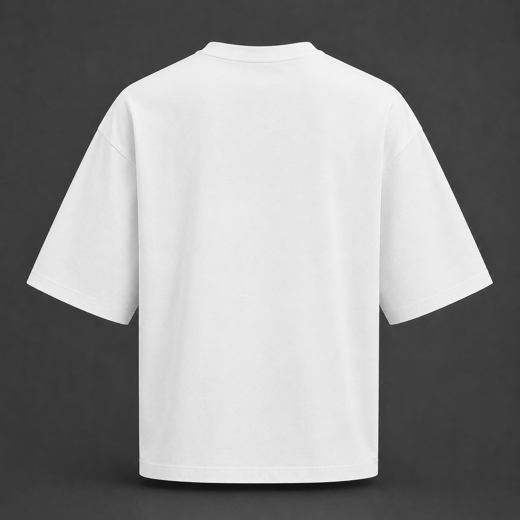 Essentials Heavy Basic White Oversized T-Shirt