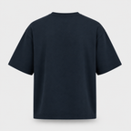 Essentials Heavy Basic Navy Blue Oversized T-Shirt