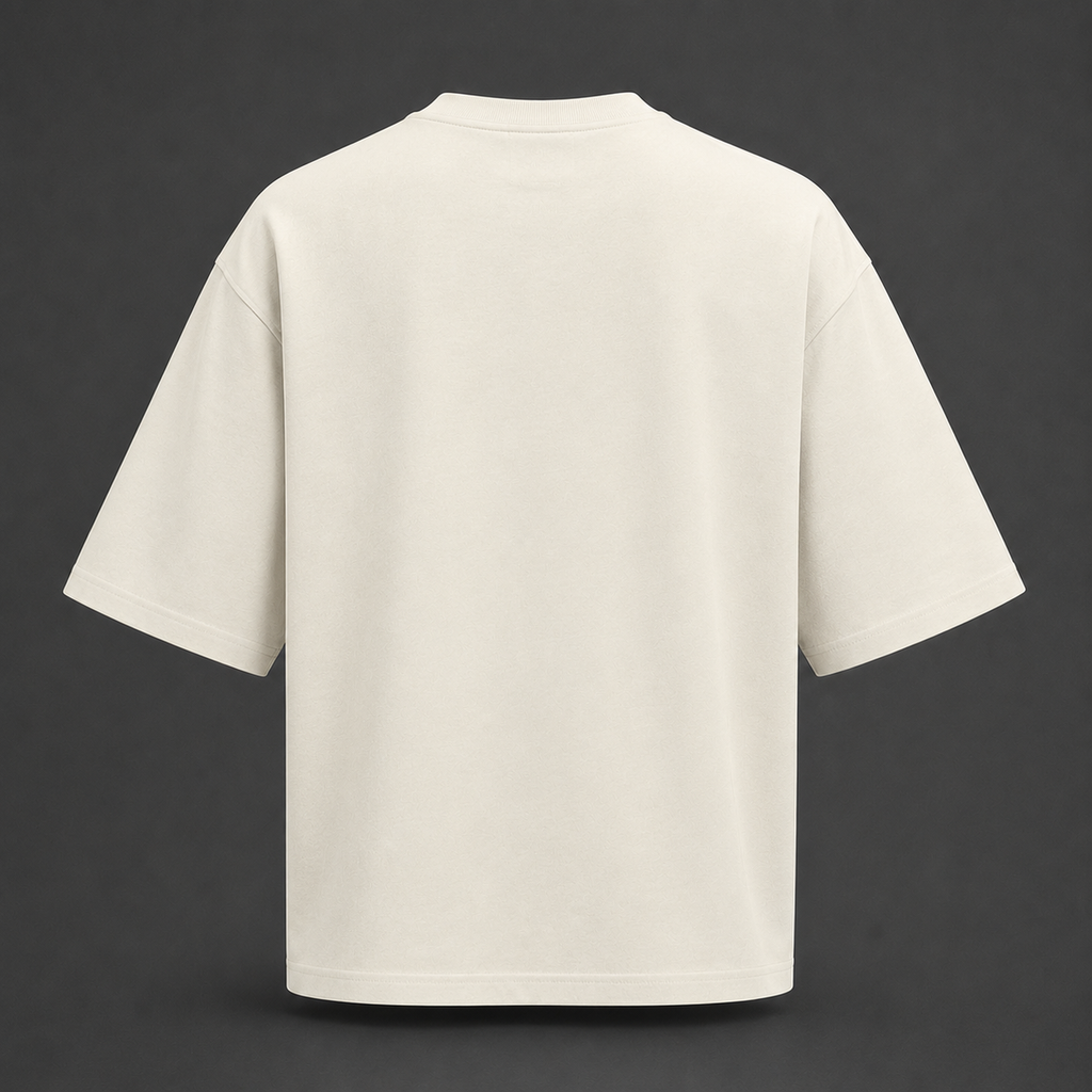 Essentials Off-White Heavy Basic Oversized T-Shirt